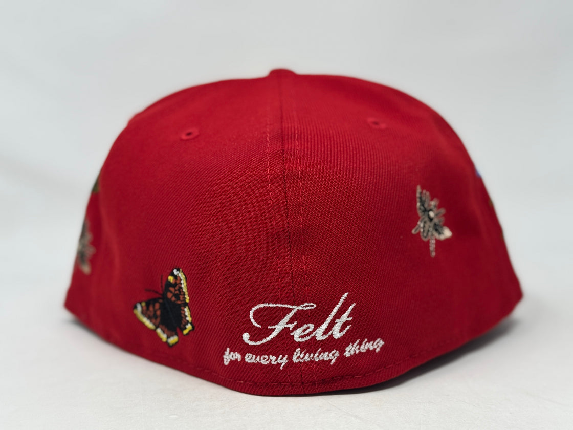 Los Angeles Angels Butterfly Garden New Era Fitted Hats