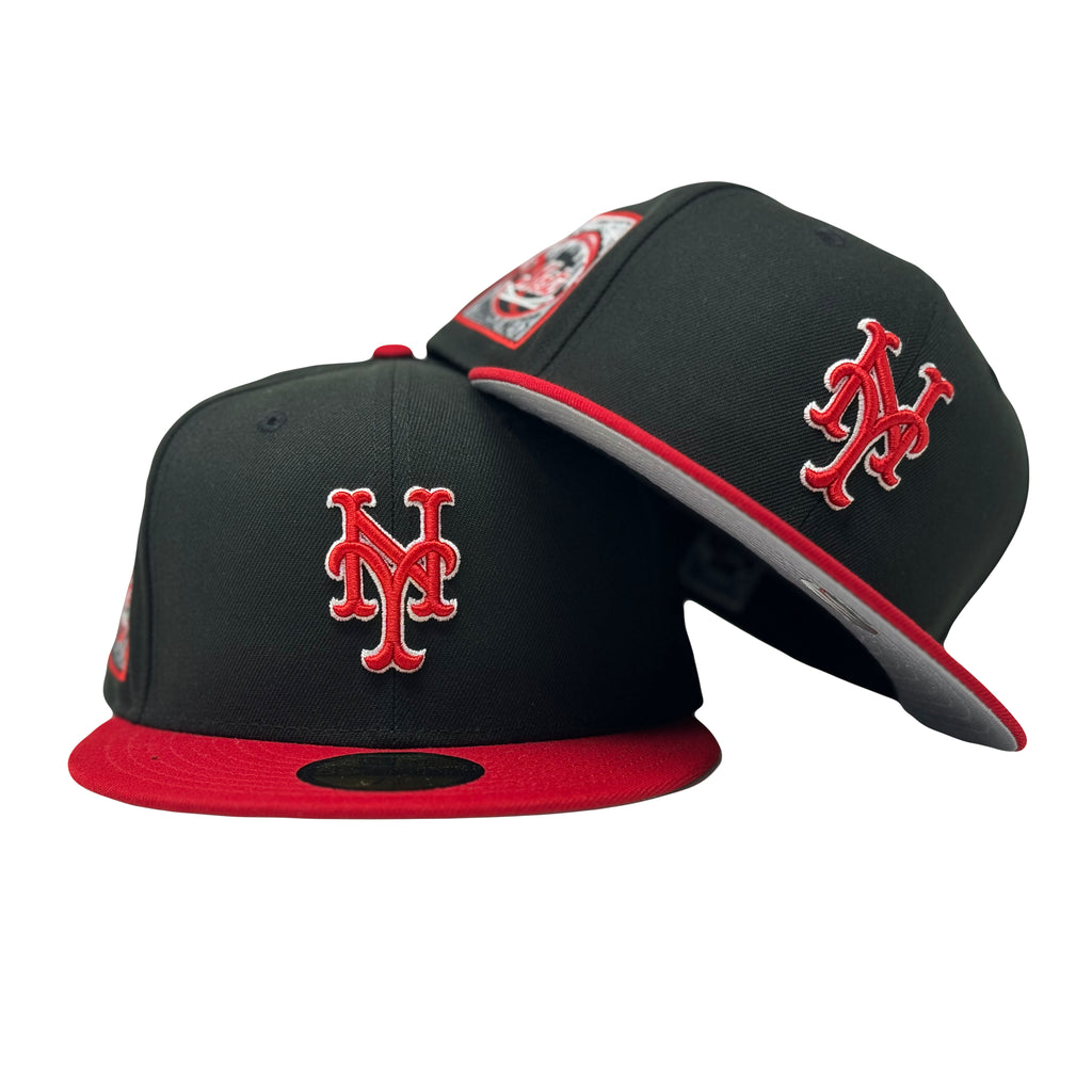 New York Mets 25th Anniversary Miracle Mets Gray Brim 59Fifty New Era Fitted Hat