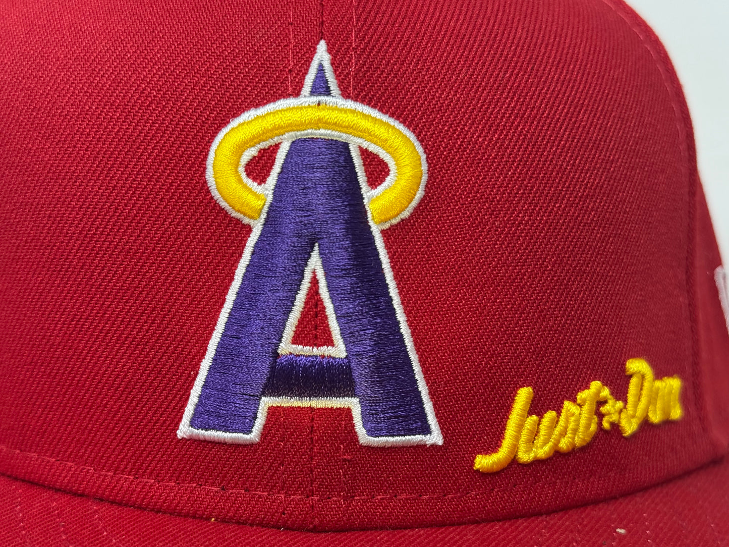 California Angels 1989 All Star Game "JUST DON" Yellow Brim New Era Fitted Hats