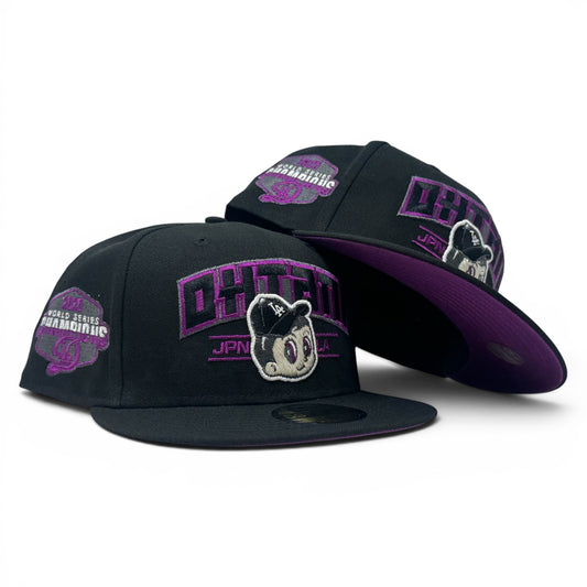 Los Angeles Dodgers 2025 World Series Champions Purple Brim Fitted Hats
