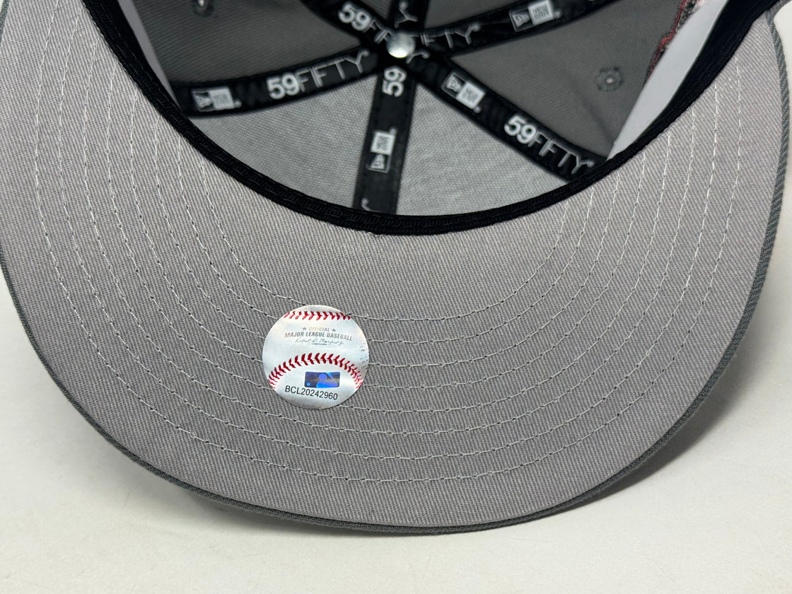 Arizona Diamondbacks 1998 Season Fitted Hats-Storm Gray