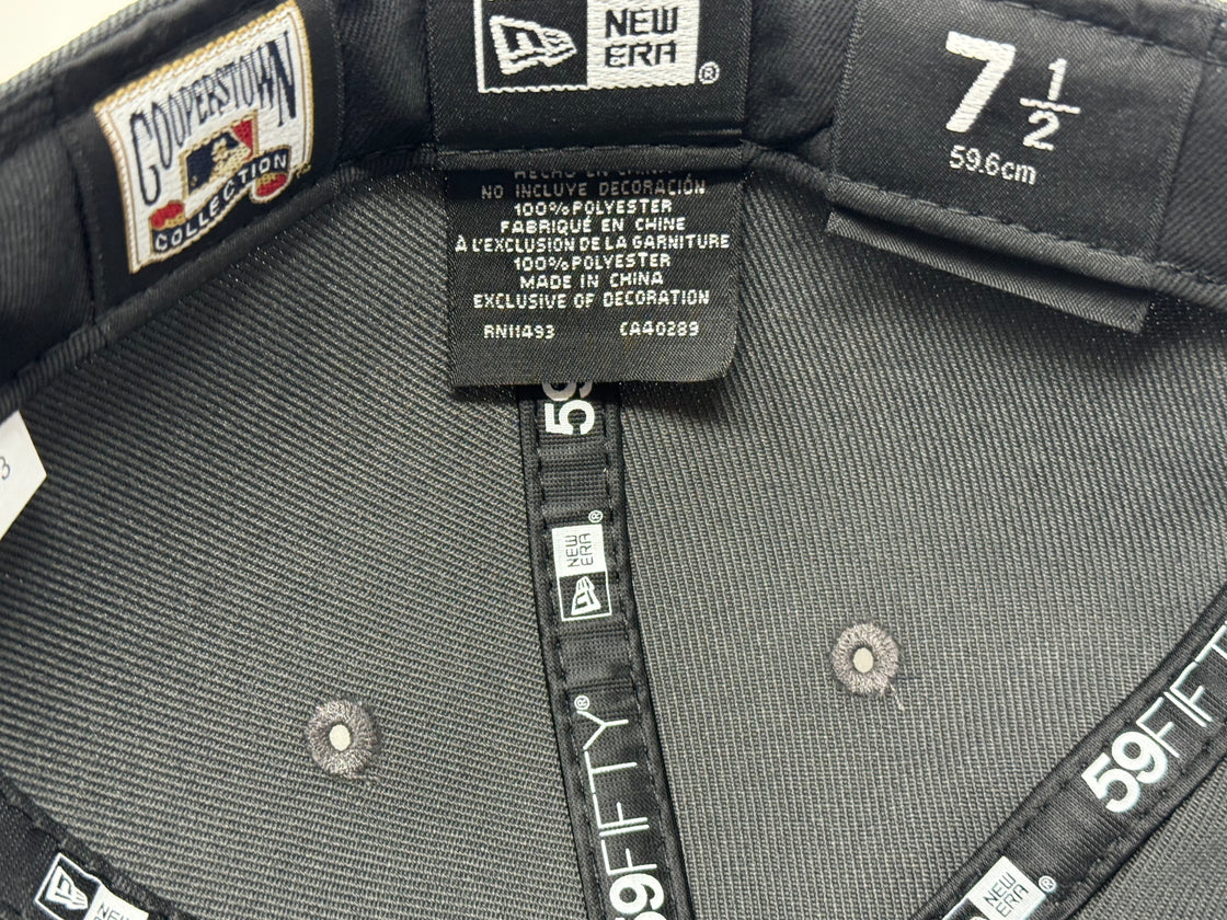 Los Angeles Angels 35th Anniversary Fitted Hat- Dark Gray