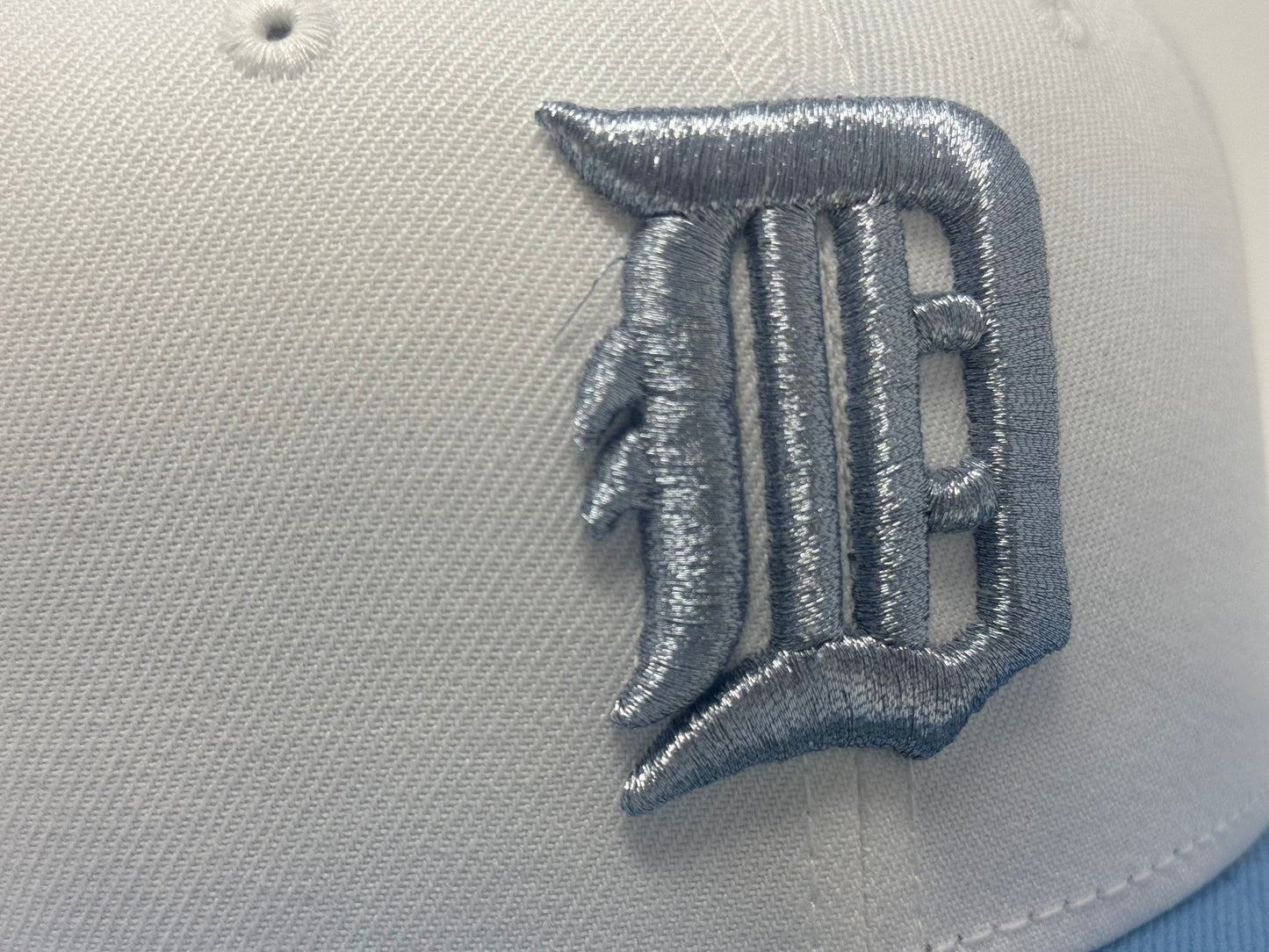 Detroit Tigers 1942 All Star Game New Era Fitted Hat-White Sky Blue