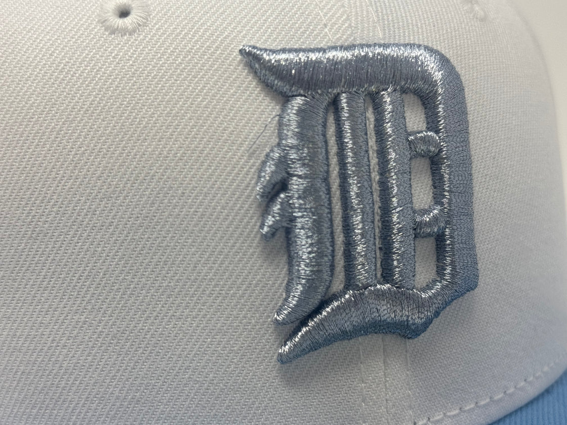 Detroit Tigers 1942 All Star Game New Era Fitted Hat-White Sky Blue