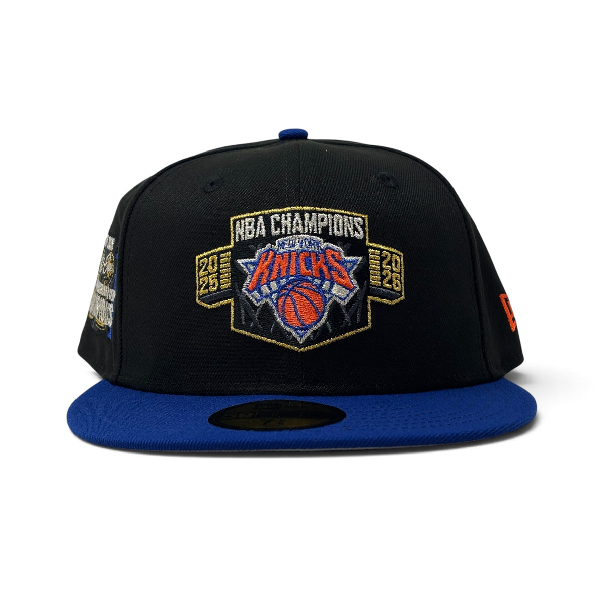 New York Knicks 2026 NBA Champions New Era Fitted-Black Royal