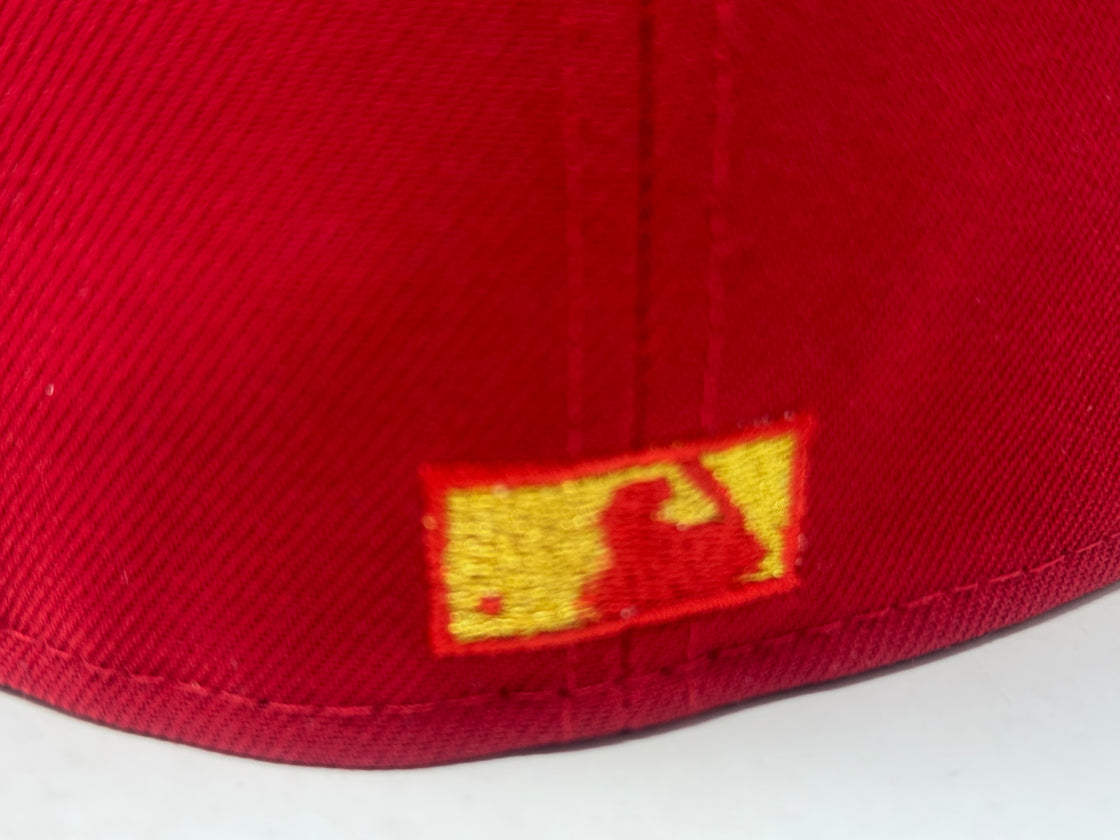 New York Yankees 1962 World Series Fitted Hat-Red