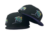 Black Tampa Bay Devil Rays' 1998 Season New Era Fitted Hats