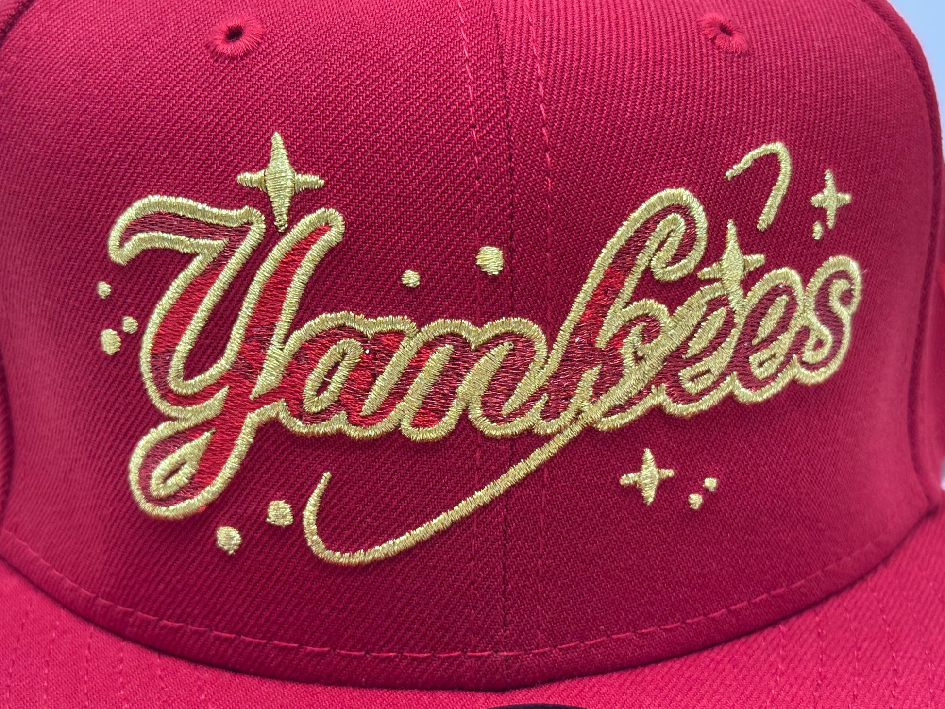 New York Yankees 2000 World Series Fitted Hats-Red
