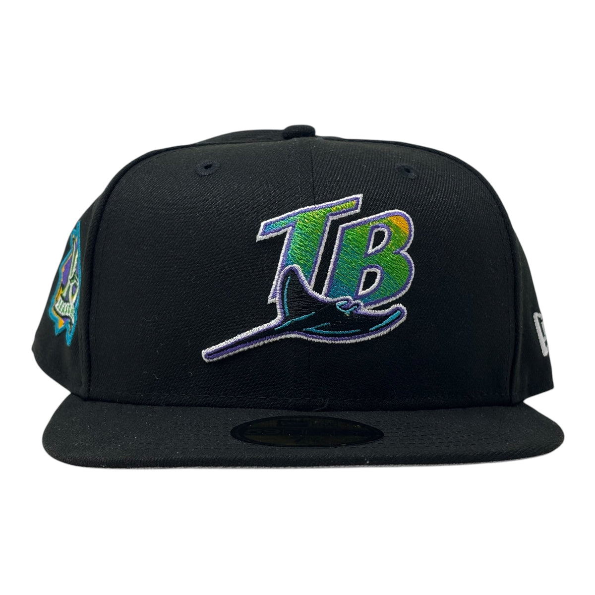 Tampa Bay Devil Rays 10th Seasons Classic New Era Fitted Hat-Black