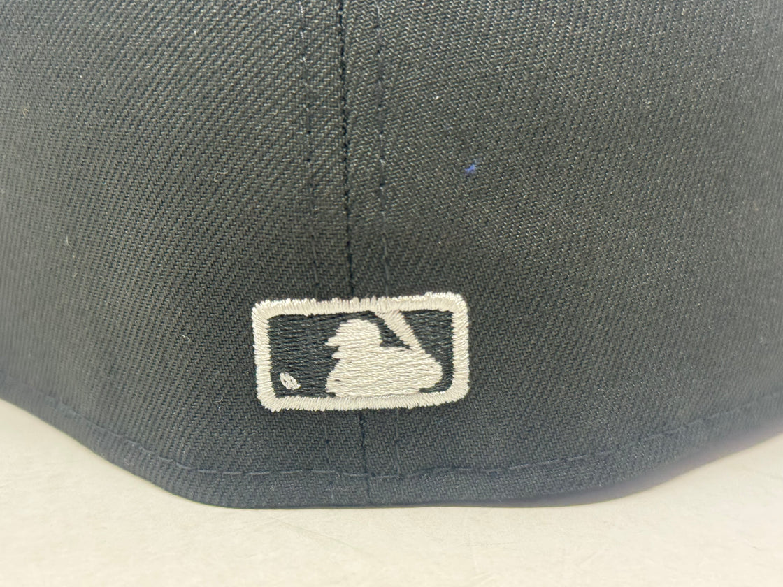 Los Angeles Dodgers Olympic Stadium Fitted Hats-Black Royal