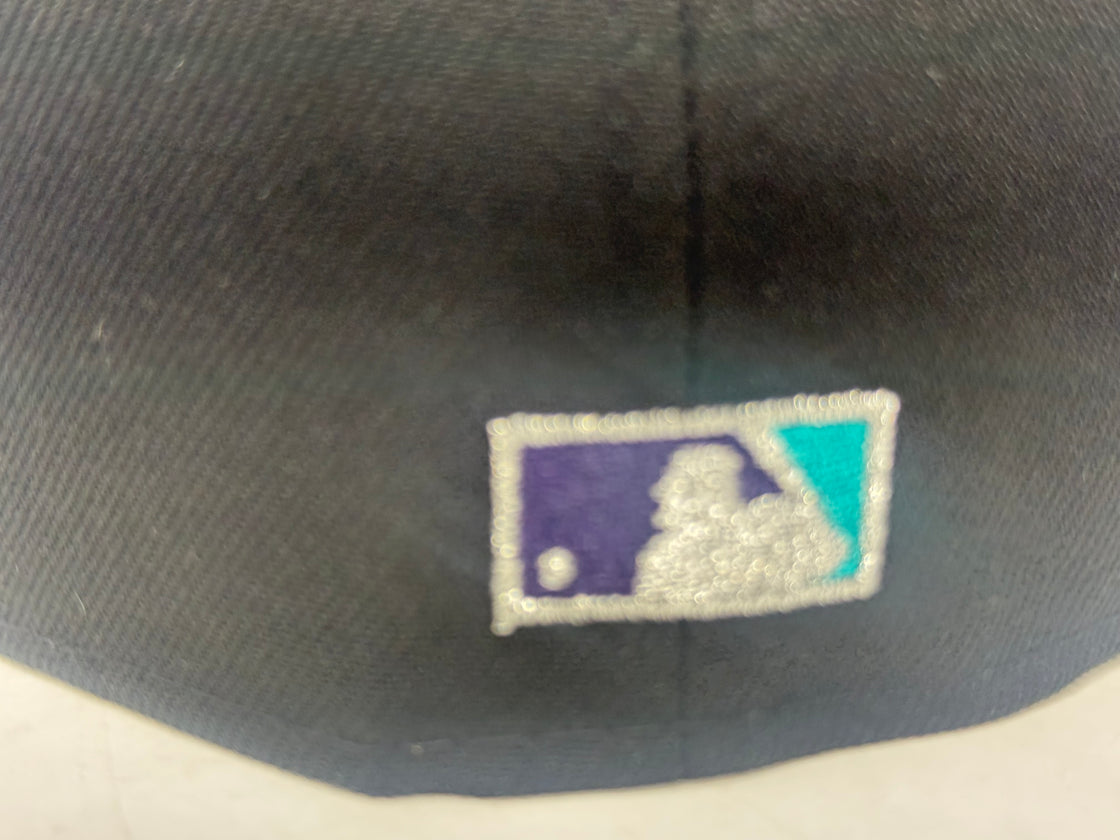 Colorado Rockies Mascot Logo 1995 Coors Field Hat-Black Purple