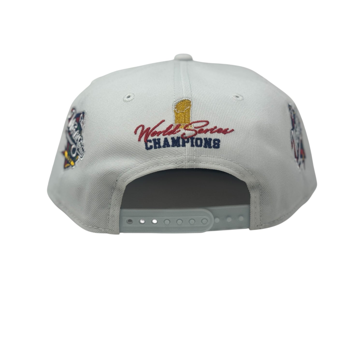 New York Yankees 27X Champions Multi Logo Snapback Hats-White