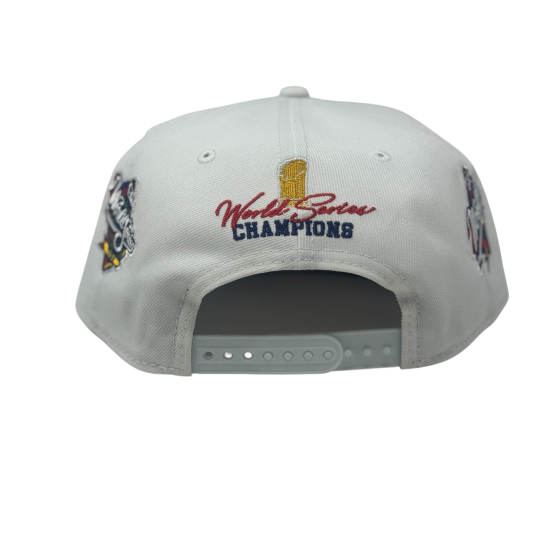 New York Yankees 27X Champions Multi Logo Snapback Hats-White