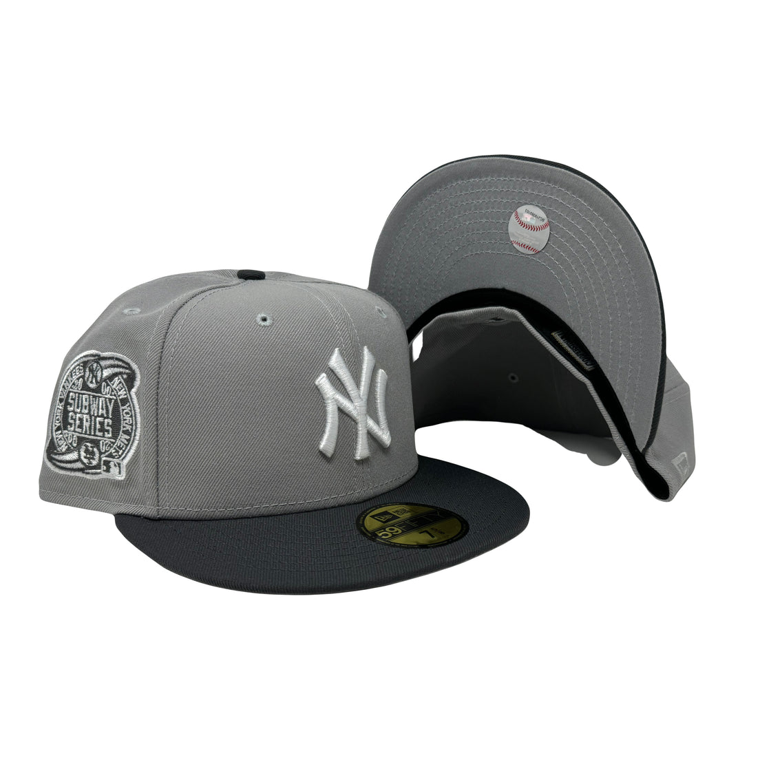 New York Yankees Subway Series Two Shade of Gray 5950 New Era Fitted Hat