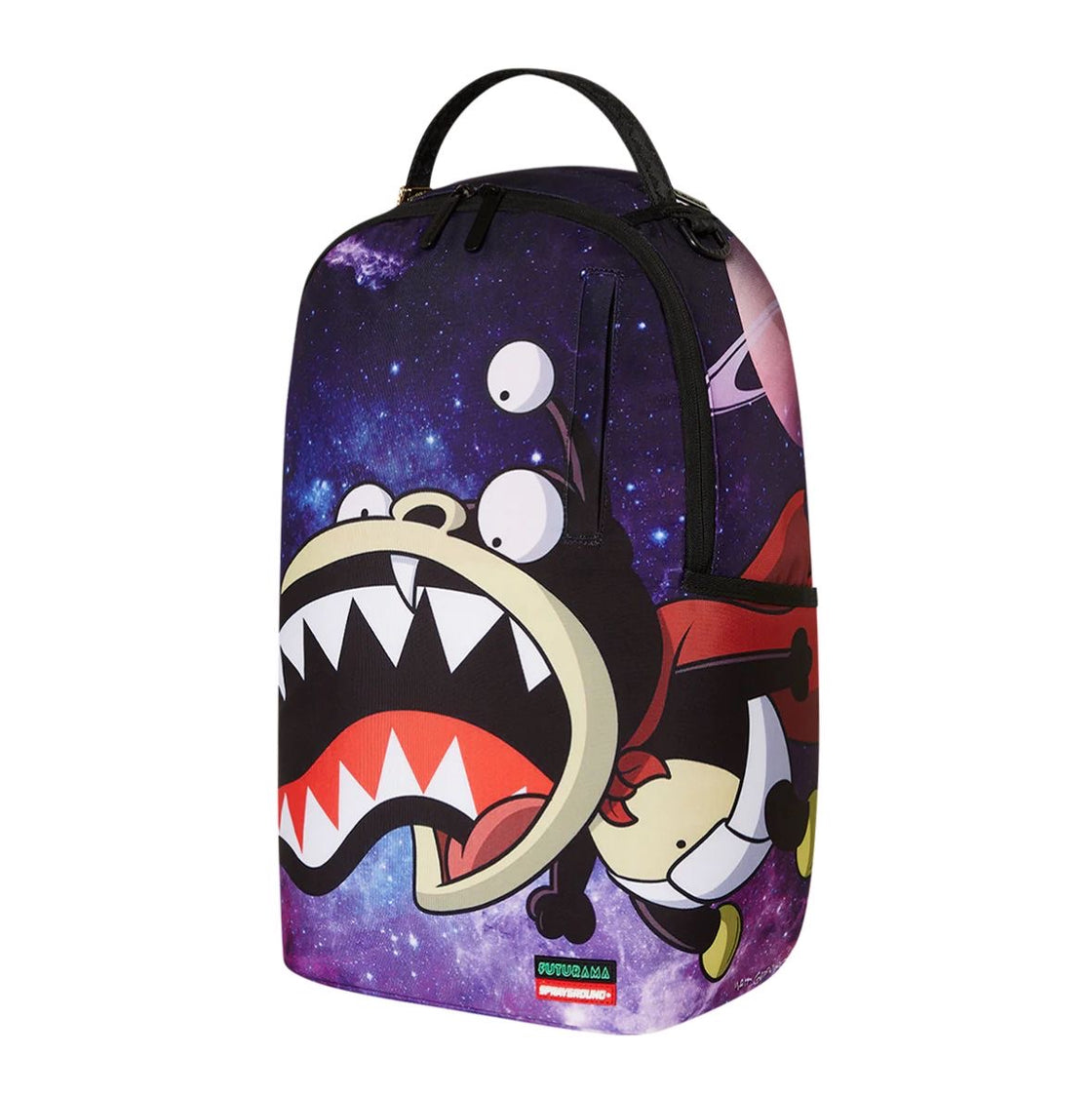 Futurama Nibbler Eat Shark Dlxr Backpack
