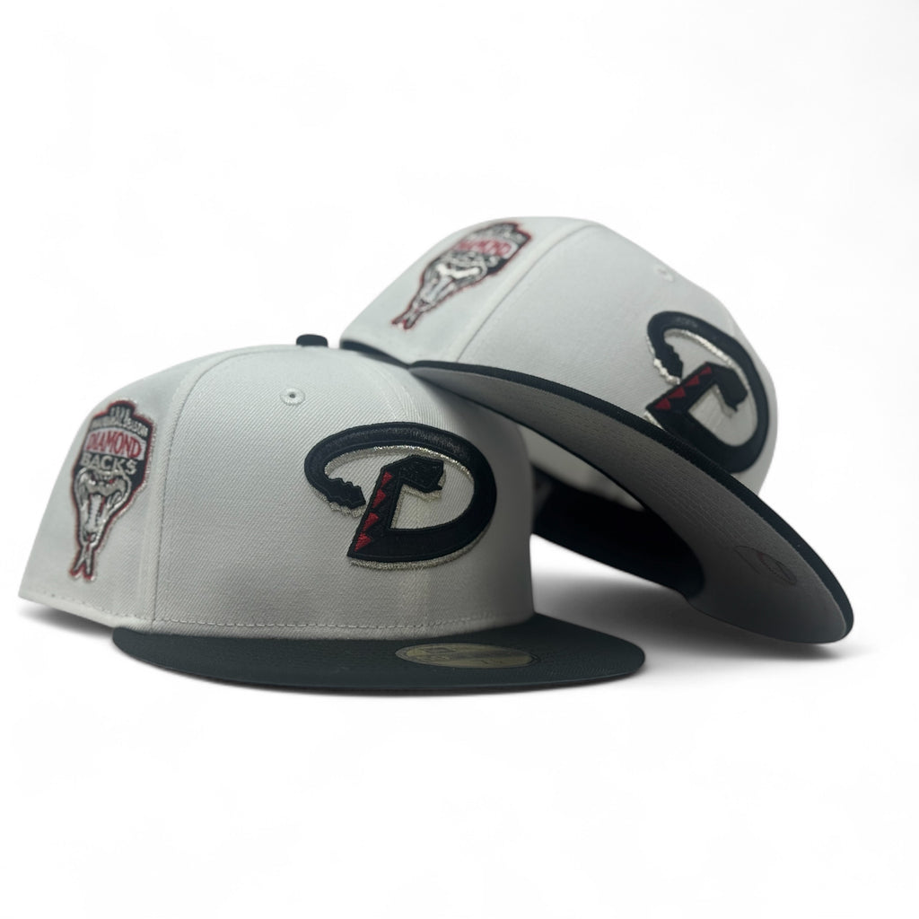 Arizona Diamondbacks 1998 Season Fitted Hats-White Black