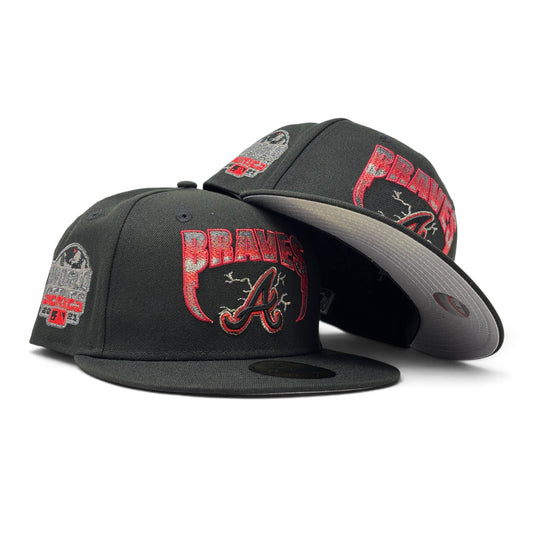 Atlanta Braves 2021 World Series "Metallica Pack" Logo Fitted -Black