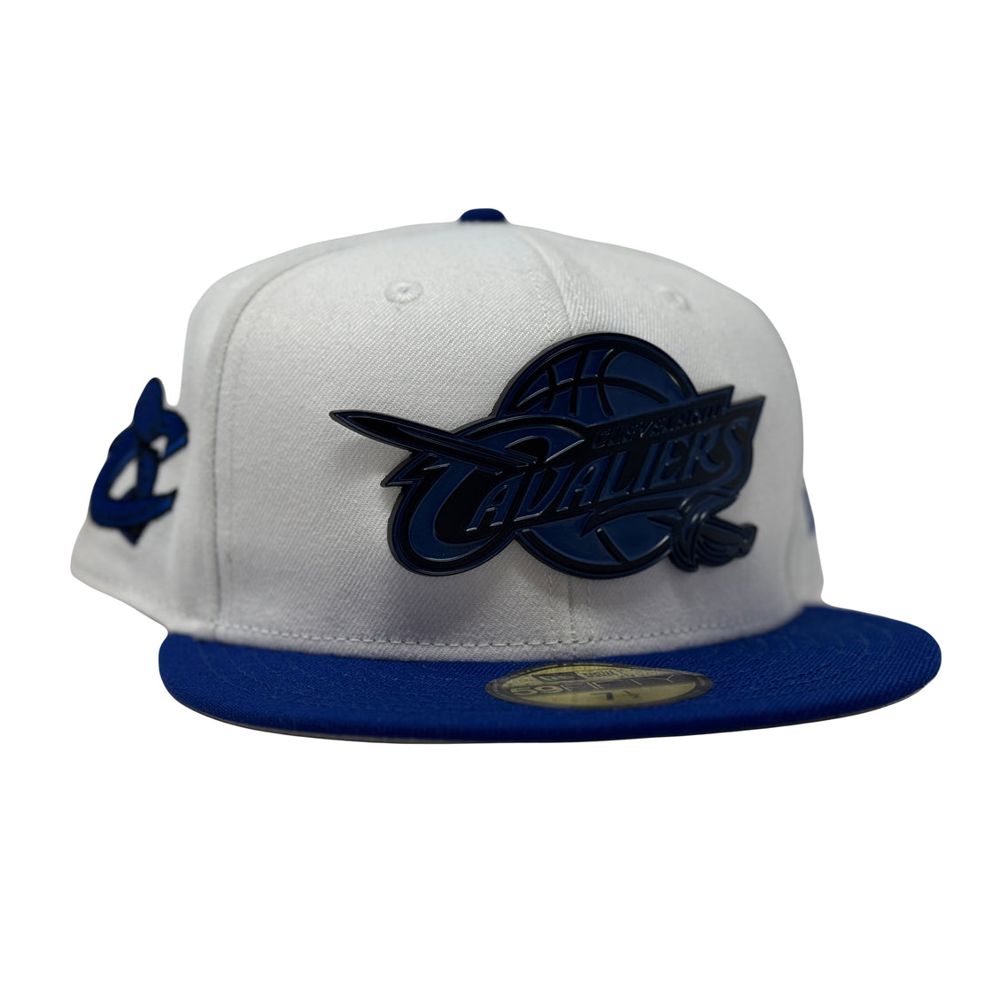 Cleveland Cavaliers Royal Blue Metal Plate New Era Fitted Hats