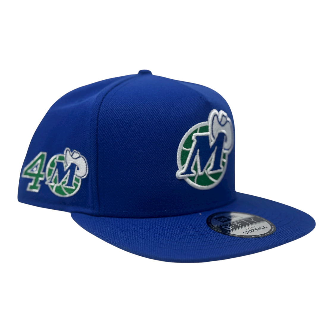 Dallas Mavrick's Hardwood Classics Team Snapback Hat-Royal