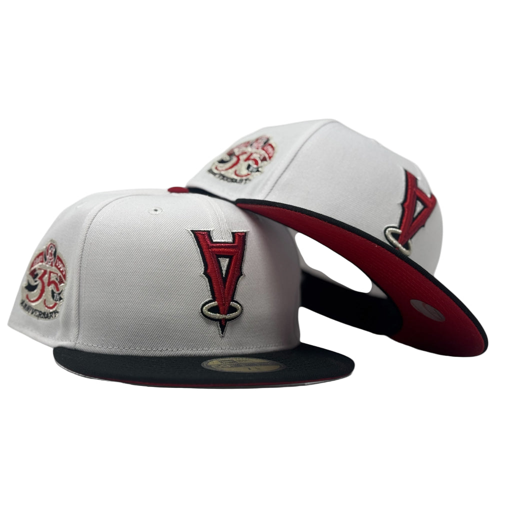 Los Angeles Angels 35th Anniversary Upside Down Logo Fitted Hats