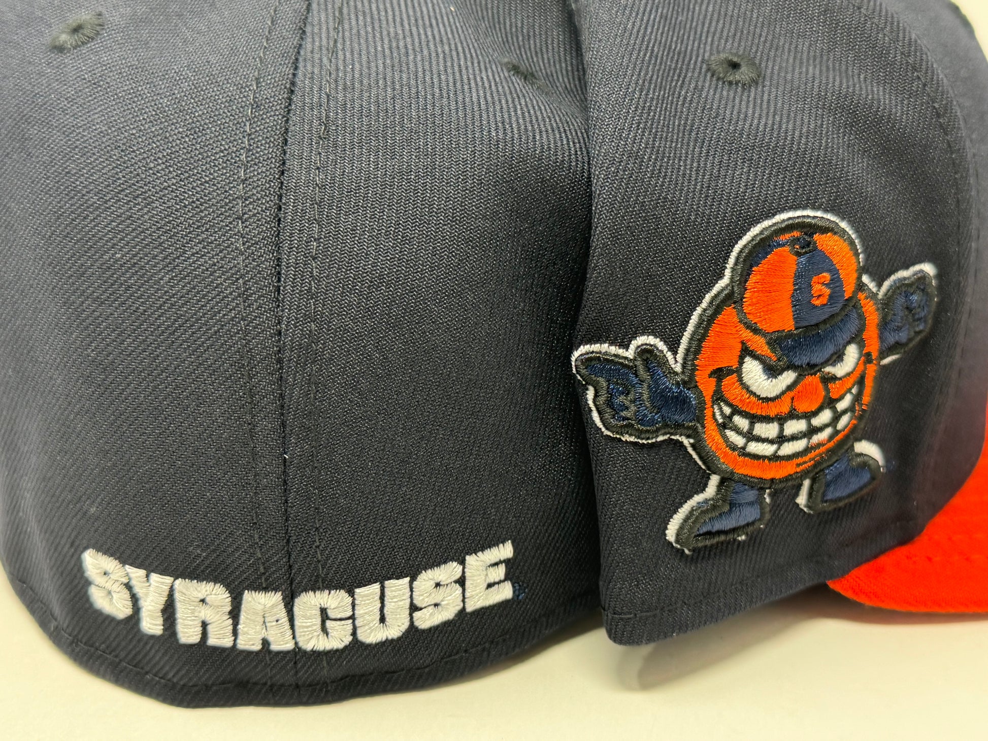 Syracuse Orange 59FIFTY Navy Orange New Era Fitted Hat