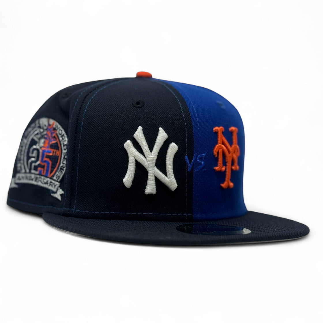 New York Yankees VS Mets Subway Series Fitted Hat-Team Color