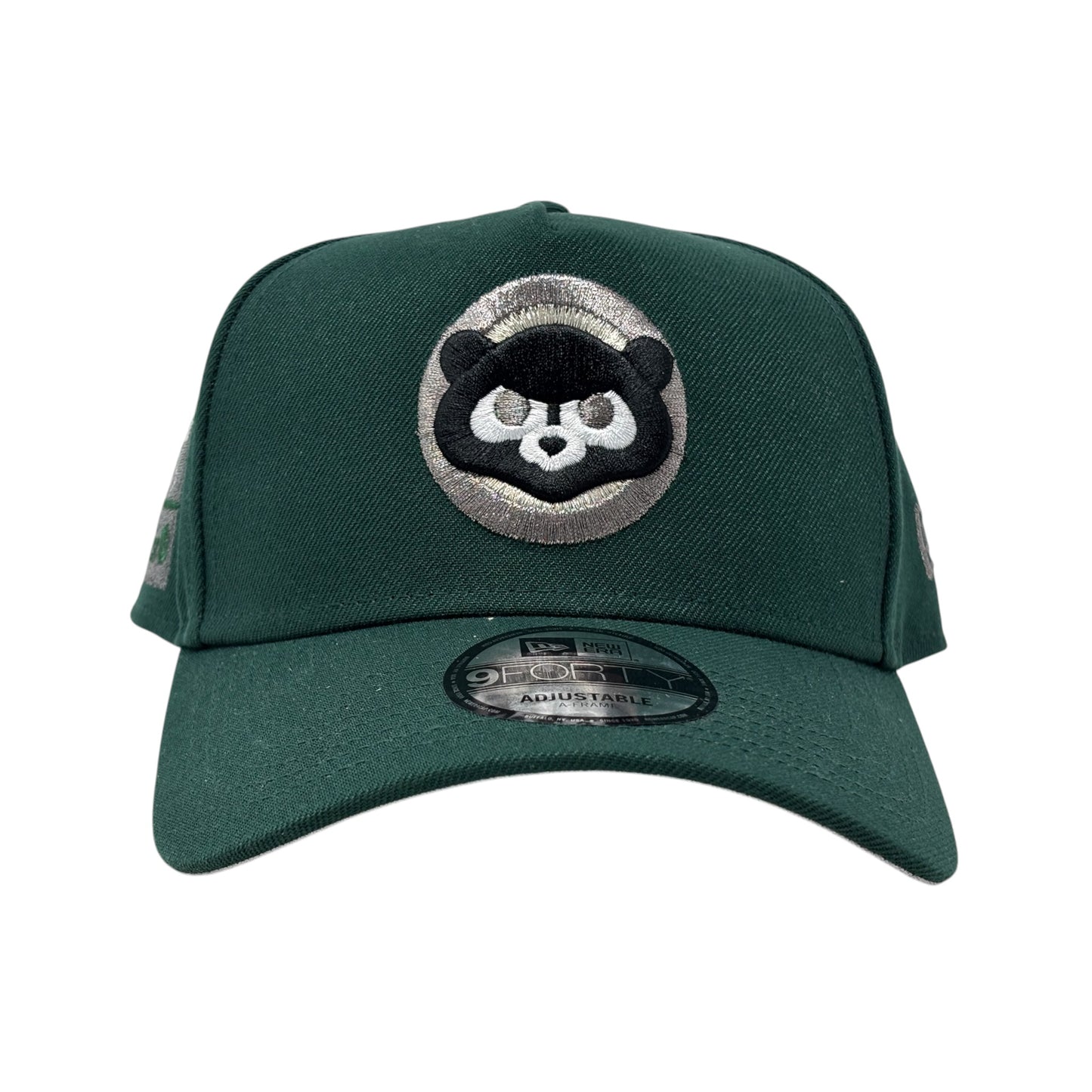Chicago Cubs " Be Alert for Foul Balls" 9Forty A-Frame Snapback Hats-Dark Green
