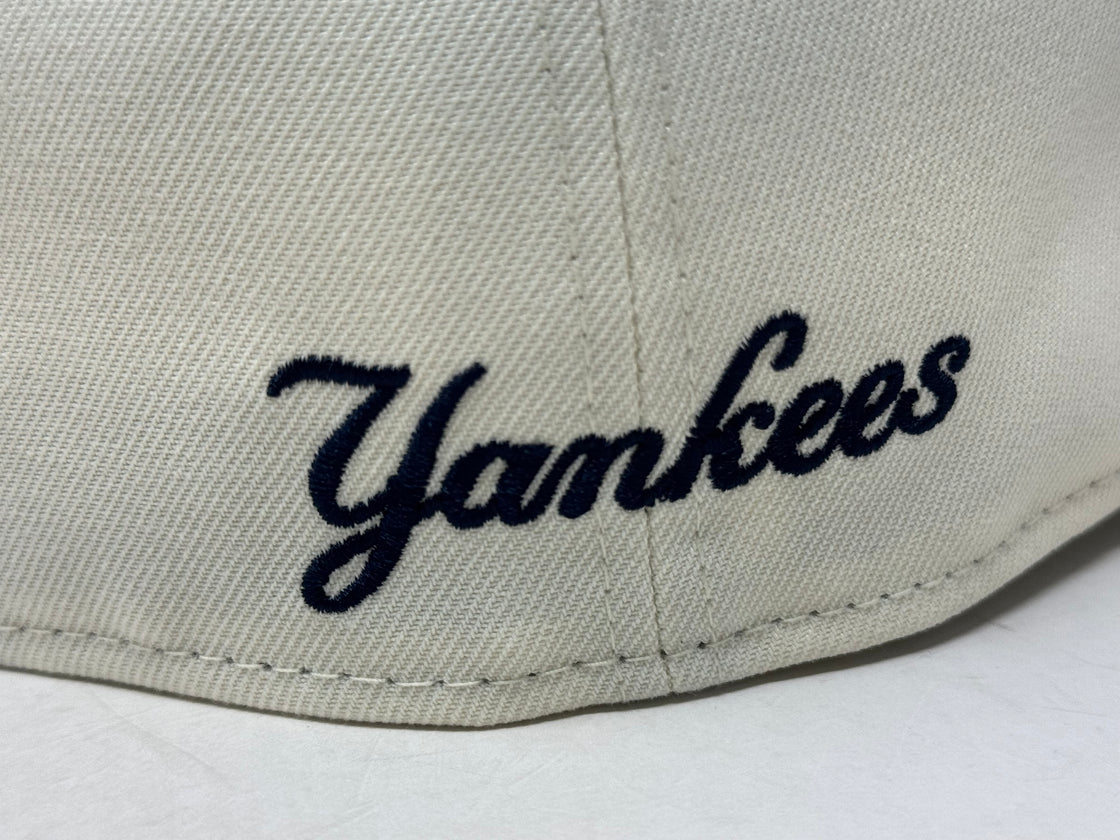 New York Yankees 2000 World Series Fitted Hats-Chrome Navy