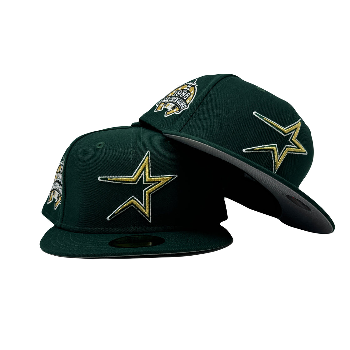 Houston Astros 1986 All Star Game Dark Green 59Fifty New Era Fitted Hat