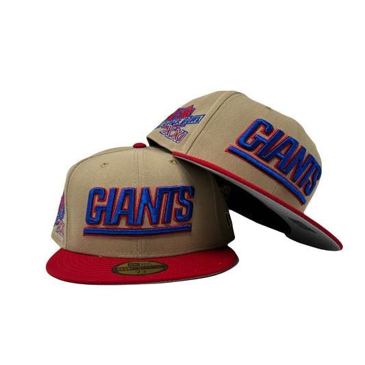 New York Giants 21st Super Bowl Champions New Era Fitted Hat