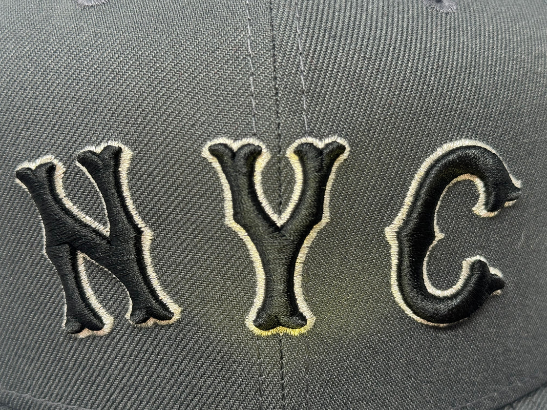 New York Mets Citi-Field 59Fifty New Era Fitted Hat-Dark Gray