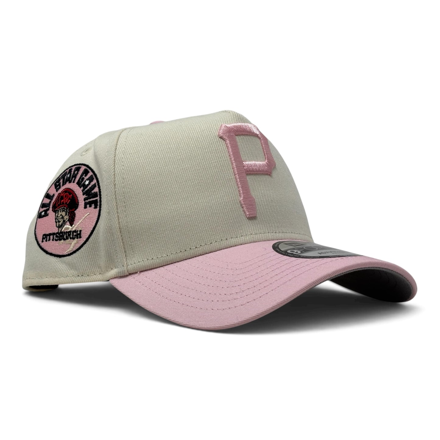 Pittsburgh Pirates All-Star Game New Era  A-Frame Snapback Hat-Chrome White