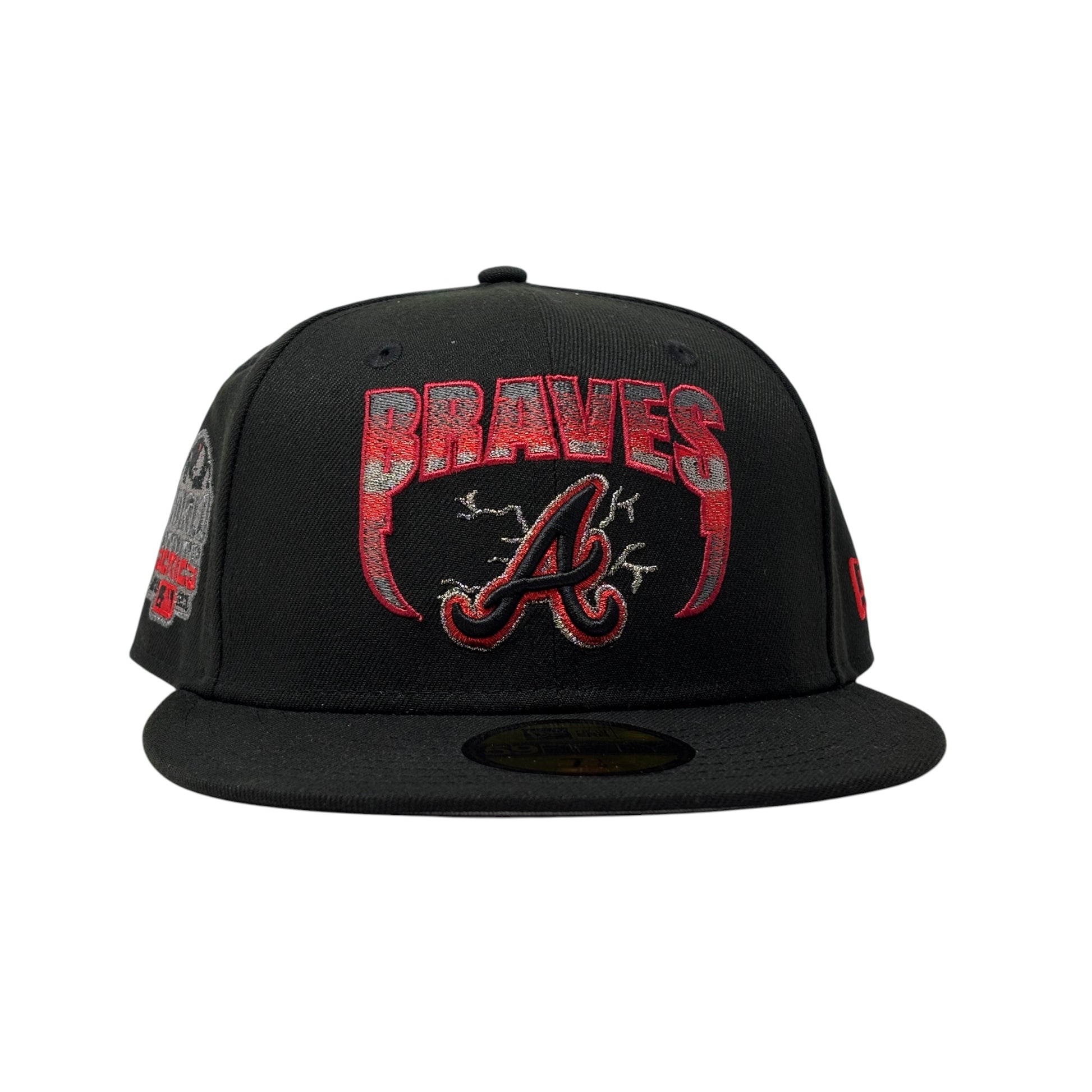 Atlanta Braves 2021 World Series "Metallica Pack" Logo Fitted -Black