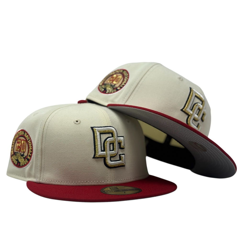 Washington Nationals 20th Anniversary 59Fifty New Era Fitted Hats