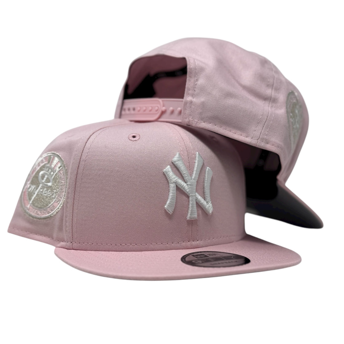 New York Yankees 1962 World Series Snapback Hats-pink