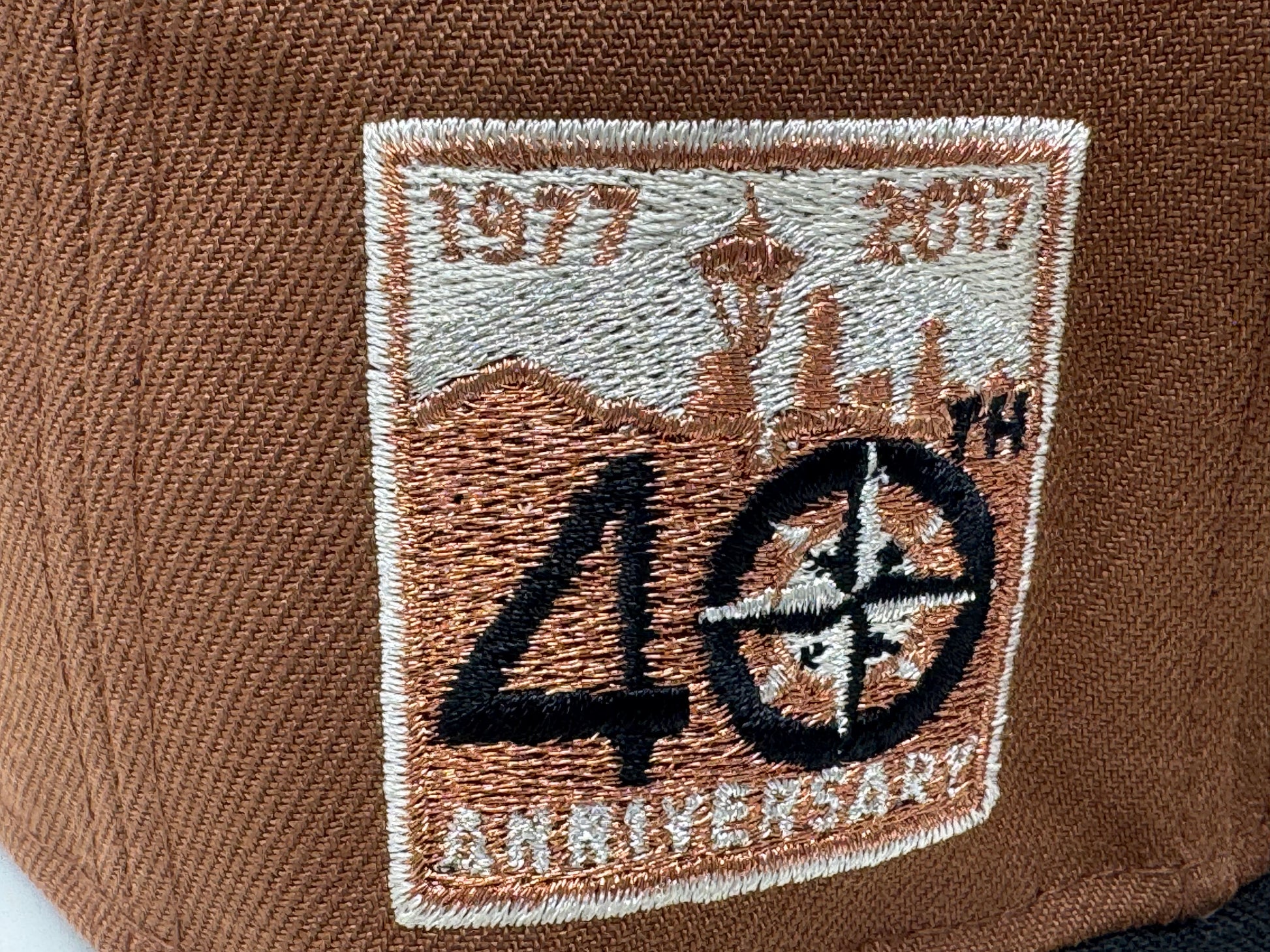 Seattle Mariners 40th Anniversary Gradient Logo Fitted Hats-Pearlized LX