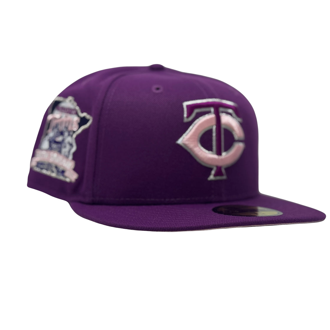 Minnesota Twins 40th Anniversary Sparkling Grape Fitted Hat