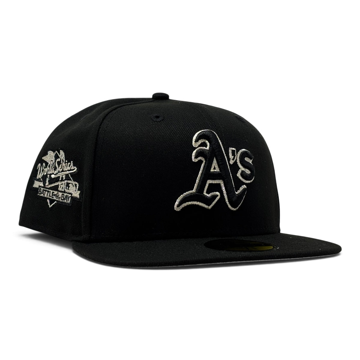 Oakland Athletics 1989 World Series 59Fifty New Era Fitted Hat- Black