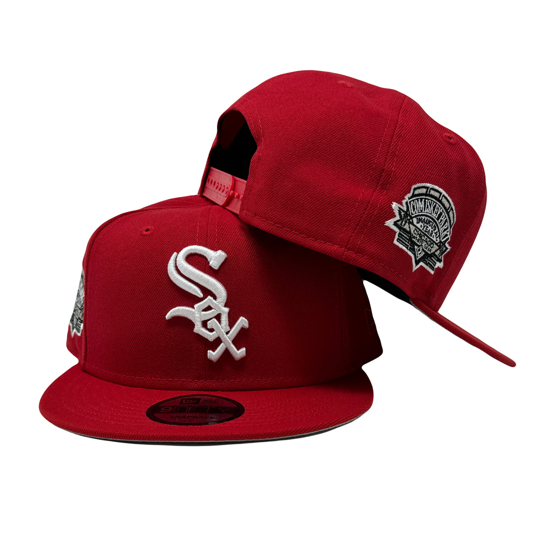Chicago White Sox Comiskey Park Red New Era Snapback Hat