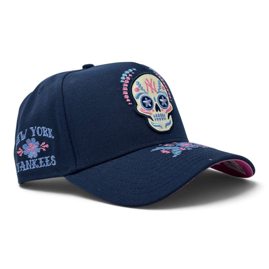 New York Yankees Navy 2026 Day of the Dead New Era 9FORTY A-Frame Hat