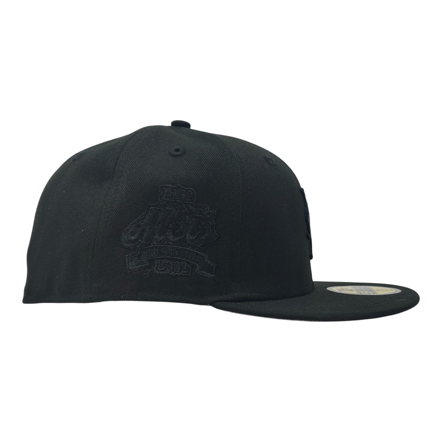 New York Mets 40TH Anniversary Tomal Black New Era Fitted Hats