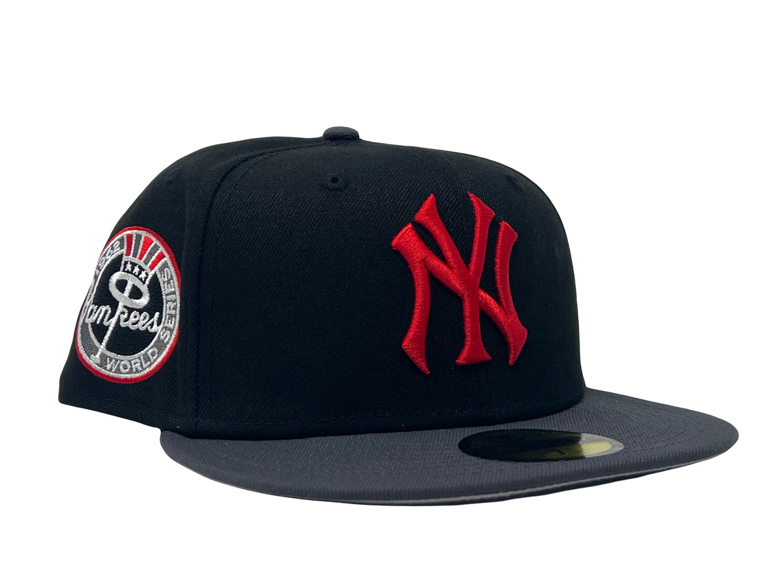 Black NY Yankees 1962 World Series Dark Gray New Era Fitted Hat