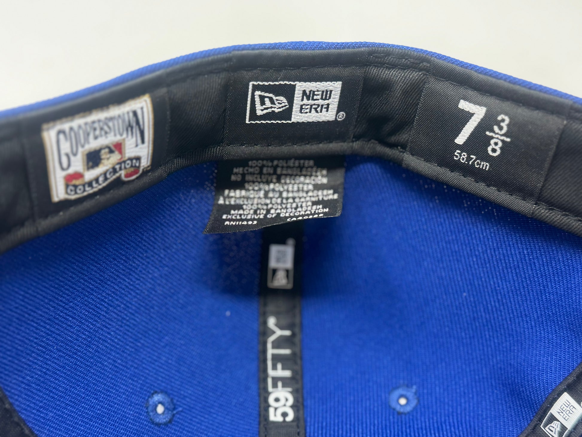 Los Angeles Angels 50th Anniversary Fitted Hats-Royal