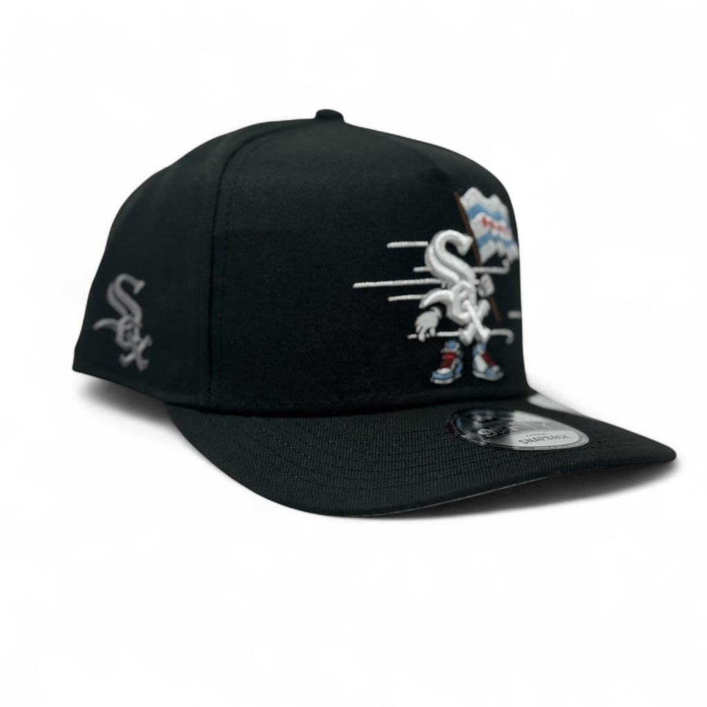 Chicago White Sox 9Fifty A Frame Snapback Hats-Black