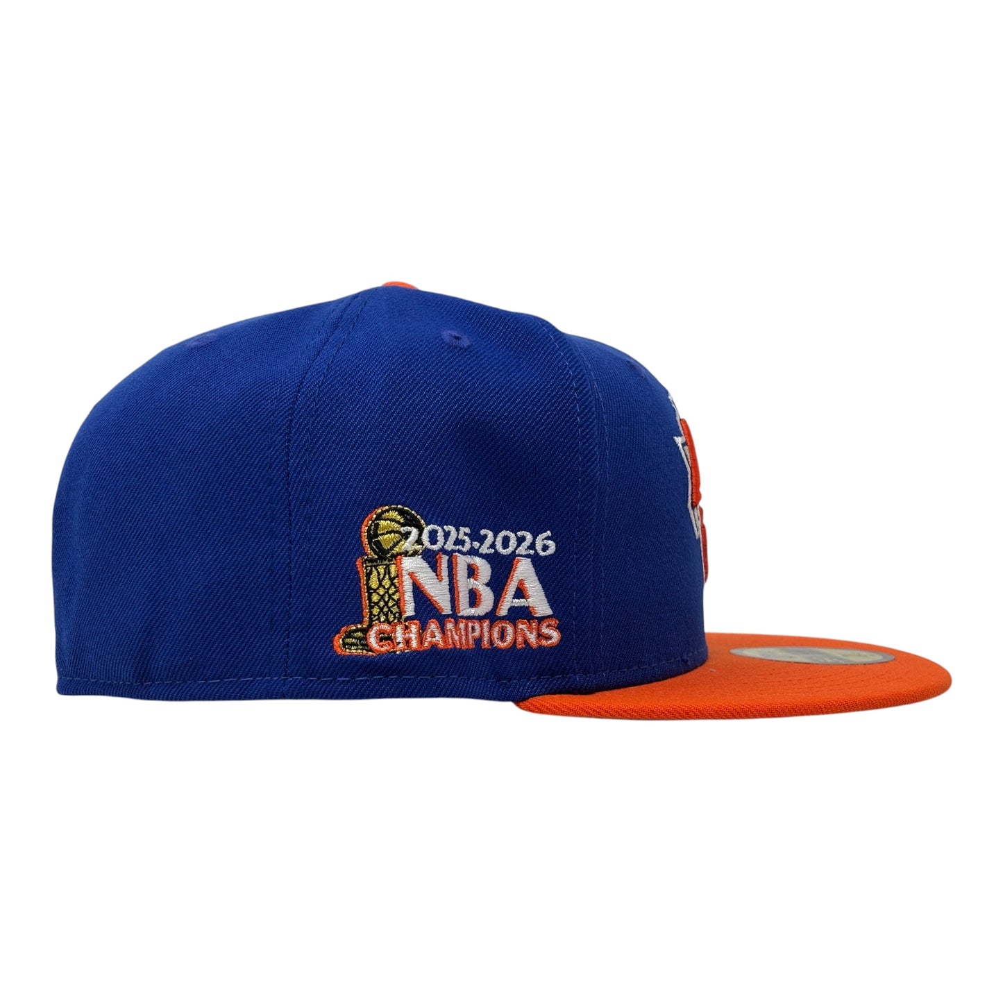 New York Knicks 2026 NBA Champions New Era Fitted-Royal Orange