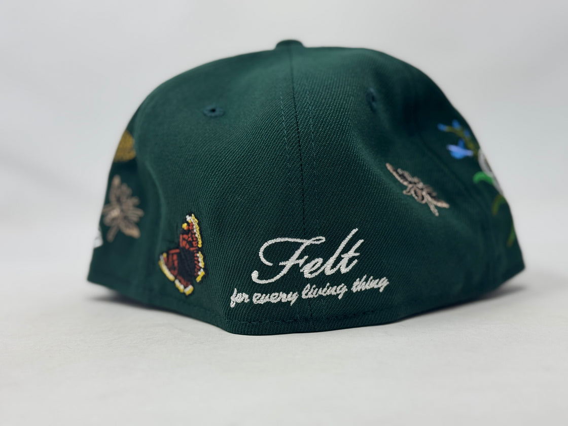 Las Vegas Athletics Bufferfly Garden New Era Fitted Hats