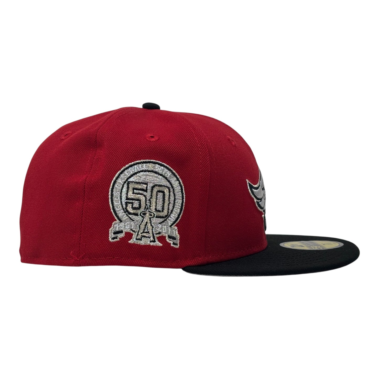 Los Angeles Angels 50th Anniversary "Cow Print" New Era Fitted Hat