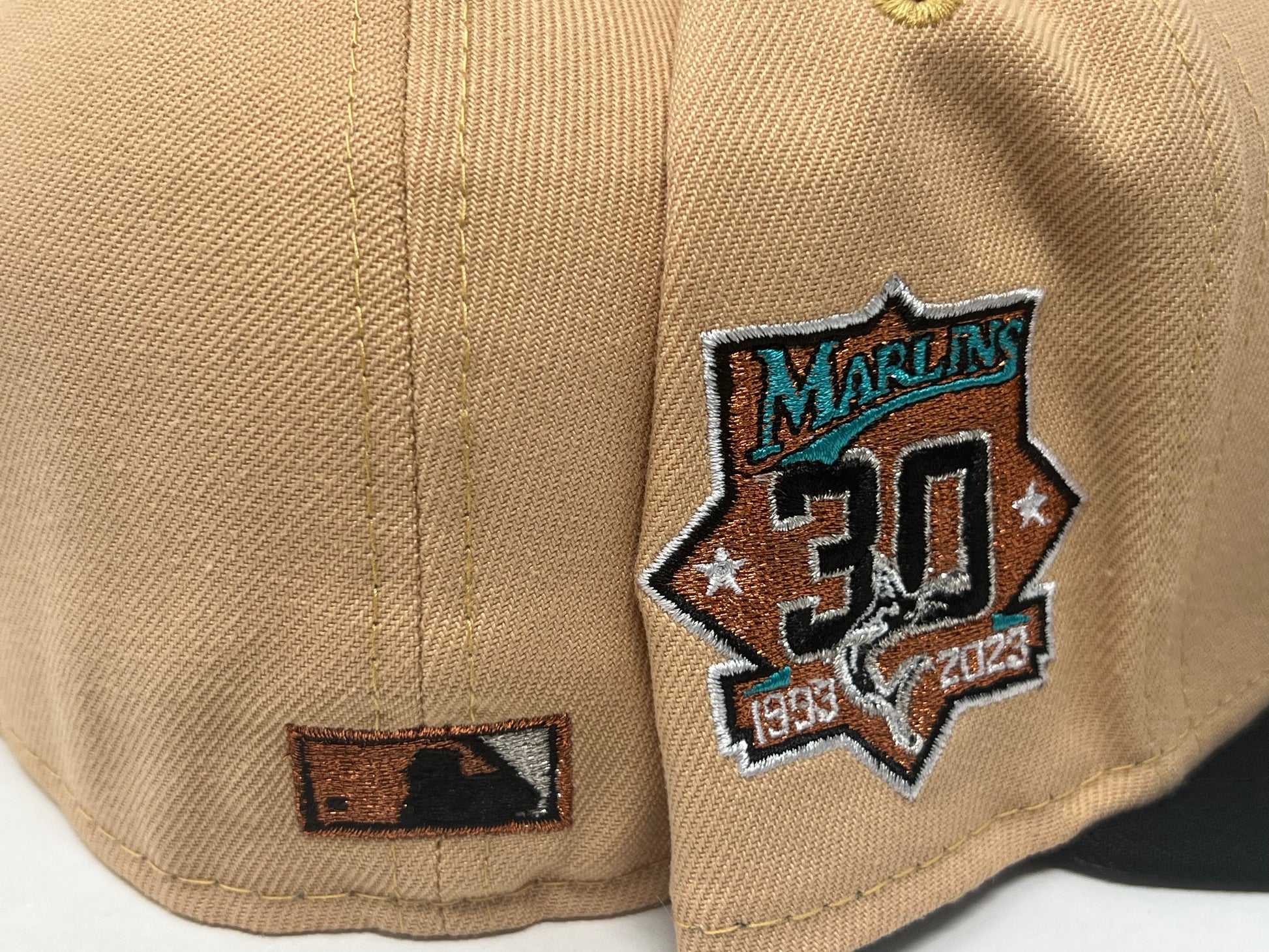 Blush Color Florida Marlins 30th Anniversary New Era Fitted Hat