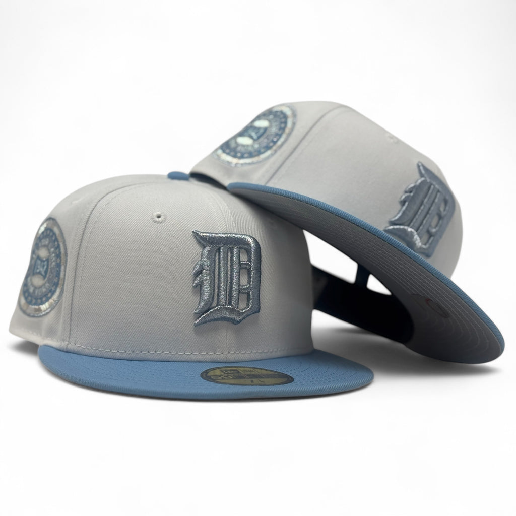 Detroit Tigers 1942 All Star Game New Era Fitted Hat-White Sky Blue