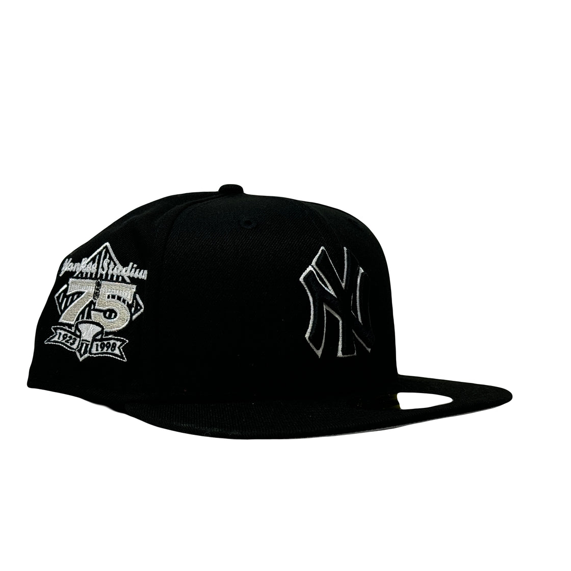 New York Yankees 75th Anniversary Black 59Fifty New Era Fitted Hat